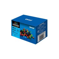 Светодиодная гирлянда Uniel Шарики 220V разноцветный ULD-S0540-060/DGA MULTI IP20 COLORBALLS 07928