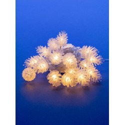 Светодиодная гирлянда Uniel шишки 220V белый ULD-S0280-020/DTA Warm White IP20 PINE CONES 09582