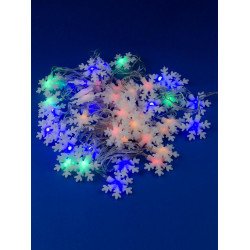 Светодиодная гирлянда Uniel Снежинки 220V разноцветный ULD-S0700-050/DTA MULTI IP20 SNOWFLAKES-3 07936