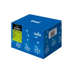 Светодиодная гирлянда Uniel занавес 220V белый ULD-E2706-100/DTA White IP20 SNOWFALL 11129