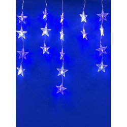 Светодиодная гирлянда Uniel занавес 220V белый ULD-E5505-196/DTK WHITE-BLUE IP20 STARS-1 UL-00001410