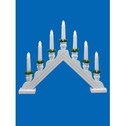 Фигурка «Новогодняя горка» 34х39см Uniel UDL-L7301-007/SWA/WW White Bridge UL-00007389