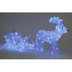 Светодиодная фигура ЭРА олень с санями ENIOF - 11 Б0047973