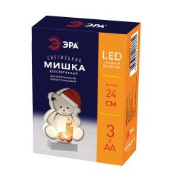 Светодиодная новогодняя фигура ЭРА EGNDS-07 Мишка 1 LED Б0051931