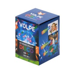 Светодиодный светильник-проектор Volpe Disco ULI-Q302 03W/RGB Black 09840