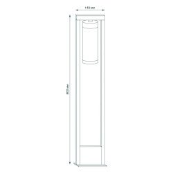Уличный светильник Gauss Aura GD020