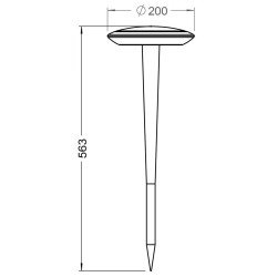 Уличный светодиодный светильник Deko-Light Bermuda 733059