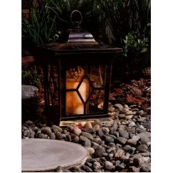 Подвесной светильник на солнечных батареях Uniel USL-S-180/PT220 Bronze lantern 10227