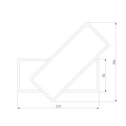 Настенный светодиодный светильник Elektrostandard Twirl 90316/2 белый a055789