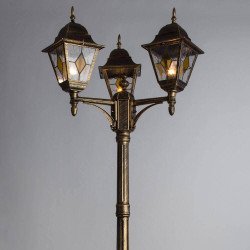 Садово-парковый светильник Arte Lamp Berlin A1017PA-3BN