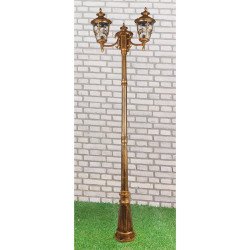 Садово-парковый светильник Elektrostandard Diadema F/3 GLYF-8046F/3 черное золото a030678