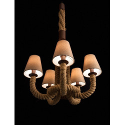 Подвесная люстра Arte Lamp Corda A8958LM-5BR