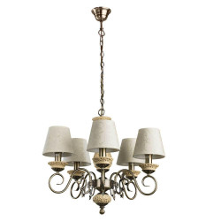 Подвесная люстра Arte Lamp Ivory A9070LM-5AB