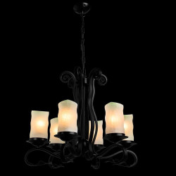 Подвесная люстра Arte Lamp Scroll A7915LM-6BK