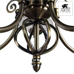 Подвесная люстра Arte Lamp Zanzibar A8390LM-5AB