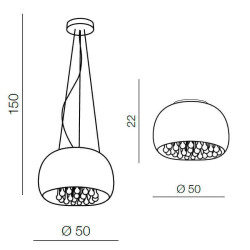 Подвесная люстра Azzardo Burn 2 pendant/top AZ0700