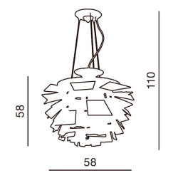 Подвесная люстра Azzardo Flower AZ0097