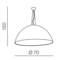 Подвесная люстра Azzardo Magma 70 new AZ1403