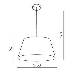 Подвесная люстра Azzardo Olav pendant AZ1392