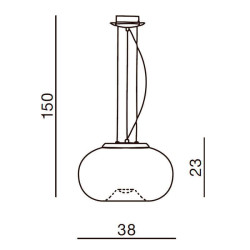 Подвесная люстра Azzardo Optima 2 AZ0205