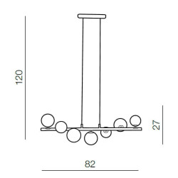 Подвесная люстра Azzardo Sybilla 7 pendant AZ2102