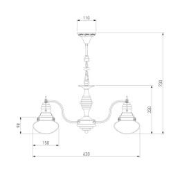 Подвесная люстра Bogates Gustavo 366/5 Smart