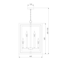 Подвесная люстра Bogates Hudson 327/8