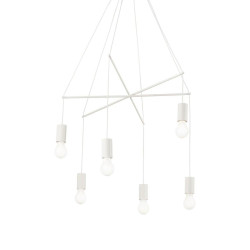 Подвесная люстра Ideal Lux Pop SP6 Bianco 186795