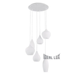 Подвесная люстра Ideal Lux Soft SP6 Bianco 087818