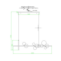 Подвесная люстра Kink Light Иона 09408-10,19