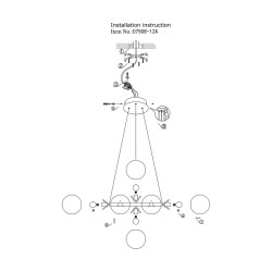 Подвесная люстра Kink Light Сида 07508-12,20