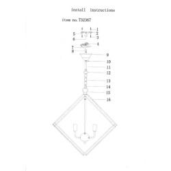 Подвесная люстра Lightstar Gabbia 732367