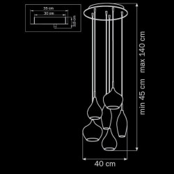 Подвесная люстра Lightstar Pentola 803068