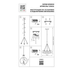 Подвесная люстра Lightstar Sferico 729031