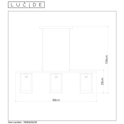 Подвесная люстра Lucide Dounia 78394/03/30