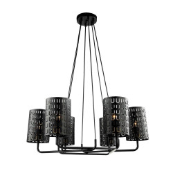 Подвесная люстра Lumien Hall Тейл 4002/6P-BK-GR