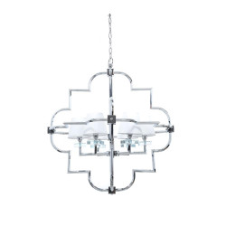 Подвесная люстра Lumina Deco Baltimore LDP 8020-6 CHR+WT