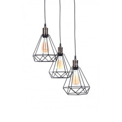 Подвесная люстра Lumina Deco Cobi LDP 11609-3 BK