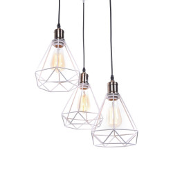 Подвесная люстра Lumina Deco Cobi LDP 11609-3 WT