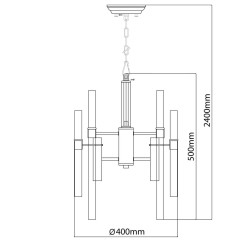 Подвесная люстра MW-Light Альгеро 285010703