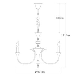 Подвесная люстра MW-Light Консуэло 614013106