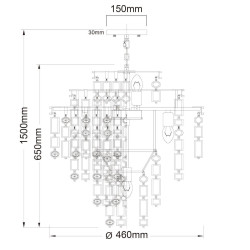 Подвесная люстра MW-Light Марокко 2 185010809