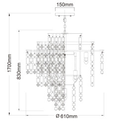 Подвесная люстра MW-Light Марокко 2 185010913