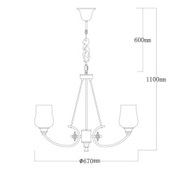 Подвесная люстра MW-Light Палермо 386017706