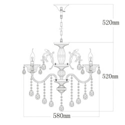 Подвесная люстра MW-Light Селена 11 482013105