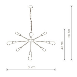 Подвесная люстра Nowodvorski Rod 9130