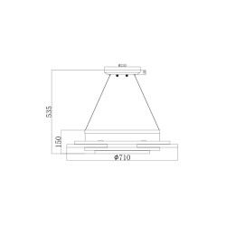 Подвесная люстра Vele Luce Electra VL6146P06