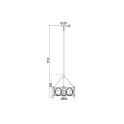 Подвесная люстра Vele Luce Stradivario VL4104P05