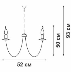 Подвесная люстра Vitaluce V1398/5