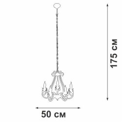 Подвесная люстра Vitaluce V1845-7/5